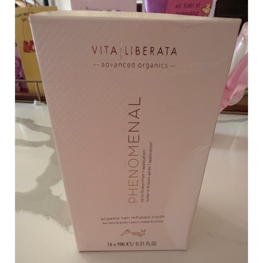 VITA LIBERATA Phenomenal Organic Tan Infused Cloth Full Size 16 Pieces Tanner